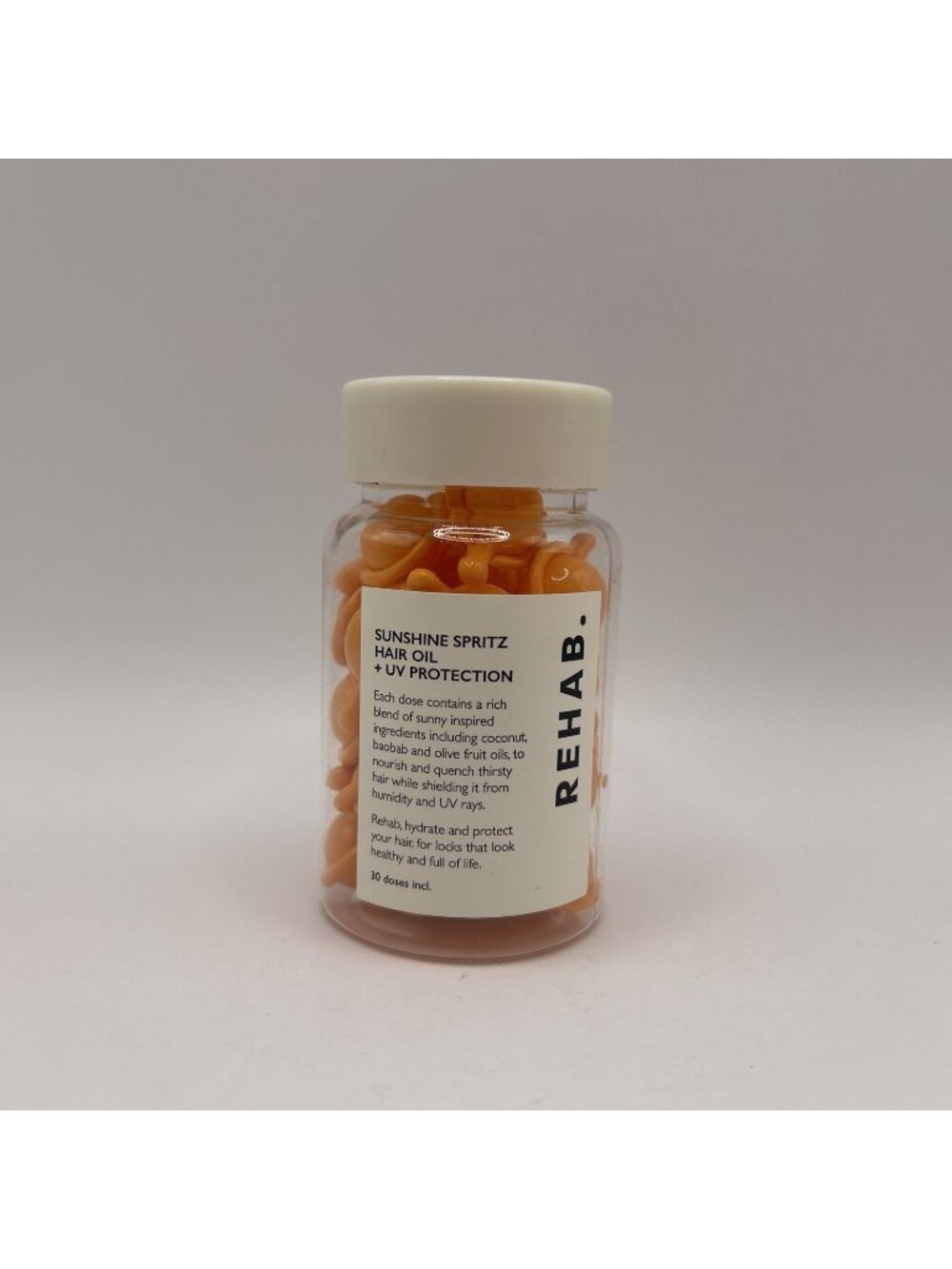 Rehab Sunshine Spritz Hair Oil 30 Applications UV Protection New Sealed Orange